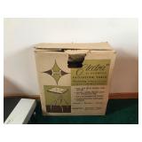 Vintage Sawery’s Rotomatic Quality Projector for 2x2 Slides & Electra by Hardwood Projector Table