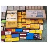 Large Lot of Vintage Slide Files for Projector with Slides and More