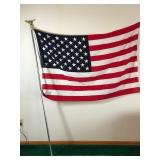 American Flag on Pole