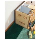Large Wooden Doll House with Dolls and Furniture