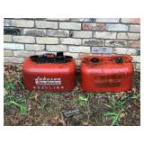 2 - Vintage 6 Gallon Johnson Boat Gas Tanks