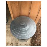 Galvanized Garbage Can
