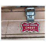 Vintage Little Brown Ice Chest