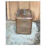 Vintage Little Brown Ice Chest