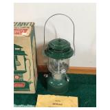 Vintage Coleman 220F Lantern with Original Box and More