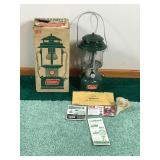 Vintage Coleman 220F Lantern with Original Box and More