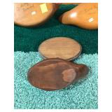 3 - Carved Wood Duck Decoys - 2 are Labeled on the Bottom of who was the Maker