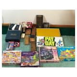 Board Games - Puzzles - Cribbage Boards - Pass the Pigs - Trivia Pursuit - Dominoes and More