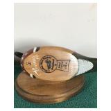 4 - Collectible Duck Figurines - 2 are Wood and Signed on the bottom