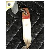 Tackle Box Full of Vintage Fishing Lures - Wooden Lures with Glass Eyes