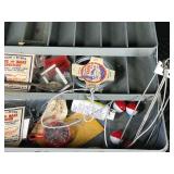 Vintage Tackle Box With Collectible Heddon Fishing Lures and More