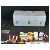 Vintage Tackle Box With Collectible Heddon Fishing Lures and More