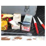 Vintage Tackle Box With Collectible Heddon Fishing Lures and More
