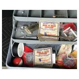 Vintage Tackle Box With Collectible Heddon Fishing Lures and More