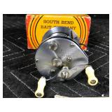 Vintage South Bend Fishing Reel Model 350-B With Box, Manual and More