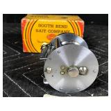 Vintage South Bend Fishing Reel Model 350-B With Box, Manual and More