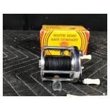 Vintage South Bend Fishing Reel Model 350-B With Box, Manual and More