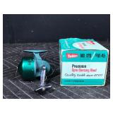 Vintage Heddon Precision Fishing Spin Casting Reel with Original Box - Model No. 120