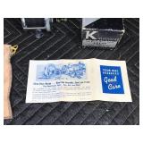 Vintage Kalamazoo Fishing Reel with Original Box and Manual - Model Atlas Model 1703 Model D