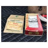Vintage Tackle Box with Od Fishing Lures, Old Bobbers, Lure Boxes and More