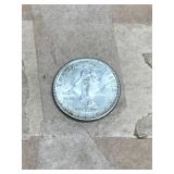 1944 D Philippines 20 Centavos United States of America .750 Silver Coin