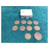 Lot of 12 Collectible Coins - see description for more info