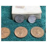 Lot of 12 Collectible Coins - see description for more info