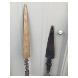 Very Unique Recurved Bow with Arrows - Made From Bamboo and Sent Home Thru Customs while in the Military - see pictures and description for more info