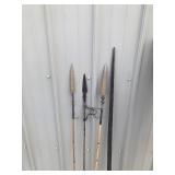 Very Unique Recurved Bow with Arrows - Made From Bamboo and Sent Home Thru Customs while in the Military - see pictures and description for more info