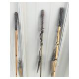Very Unique Recurved Bow with Arrows - Made From Bamboo and Sent Home Thru Customs while in the Military - see pictures and description for more info