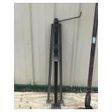 Vintage Post Hole Digger and Tri-Pod Jack with Hand Crank