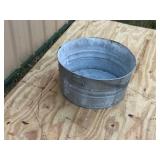 Vintage Galvanized Wash Tub