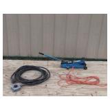 Heavy Duty Power Cord, Extension Cord and Pro-Lift 4,000 lb Hydraulic Jack