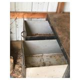 Solid Metal Table with Craftsman Vise