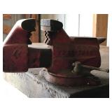 Solid Metal Table with Craftsman Vise