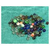Lot of Collectible Marbles - Some Glow Green when Hit with a Black Light