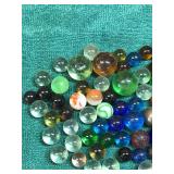 Lot of Collectible Marbles - Some Glow Green when Hit with a Black Light