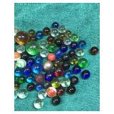 Lot of Collectible Marbles - Some Glow Green when Hit with a Black Light