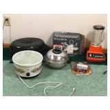 Crock Pot - Roaster - Buns - Fondue Pot - JC Penny Mixer - Wireless Grilling Thermometer