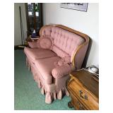 Beautiful Pink Sofa Couch with High Back (couch only and smoke free)