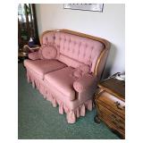 Beautiful Pink Sofa Couch with High Back (couch only and smoke free)