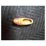 Hand carved small nutcracker, Trondheim small wooden shoe, Sportsman knife from Raurie Gas