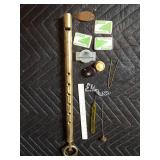 Czecklos Slovakian ashtrays, license plate, military toy metal cannon, Shefield carving set and more
