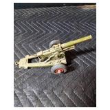 Czecklos Slovakian ashtrays, license plate, military toy metal cannon, Shefield carving set and more