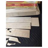 Wooden model plane kit