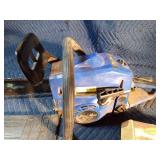 18" Blue Max chain saw with electric chain saw sharpener