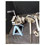 4 Come along, 2 ton jack stand Boat hand winch