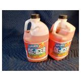 2 gallons of De-icer windshield washer fluid