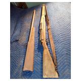 Military training rifle resembling WWII era (M1903 Springfield) and handmade rifle