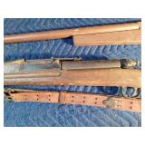Military training rifle resembling WWII era (M1903 Springfield) and handmade rifle